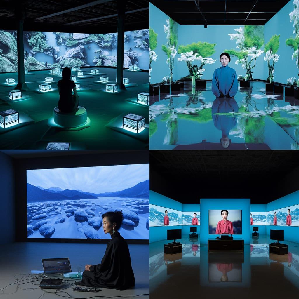 Hito Steyerl style, Midjourney V5.2, render 1 of 4