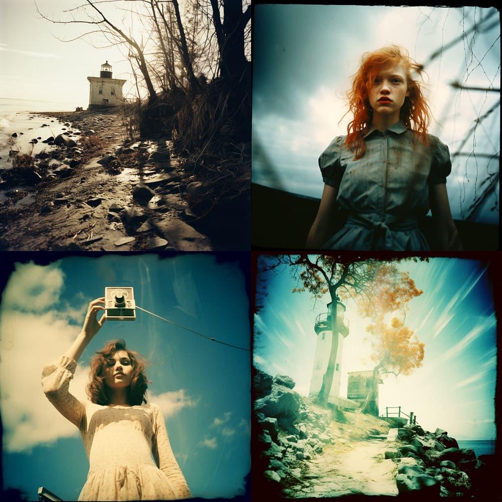 Holga photography style, Midjourney V5.2, render 1 of 4