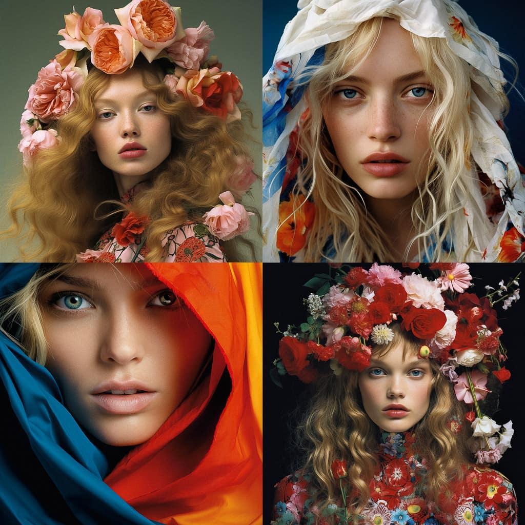 Inez and Vinoodh style, Midjourney V5.2, render 1 of 4