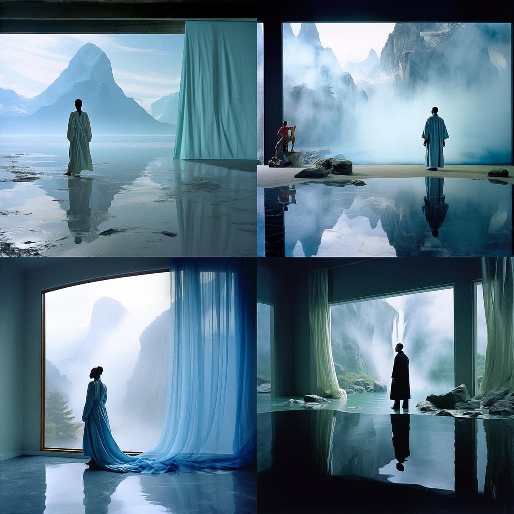 Isaac Julien style, Midjourney V5.2, render 1 of 4