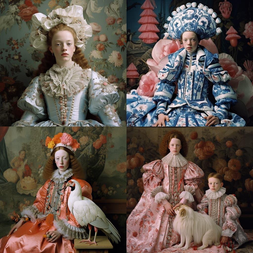 Isabelle de Borchgrave style, Midjourney V5.2, render 1 of 4
