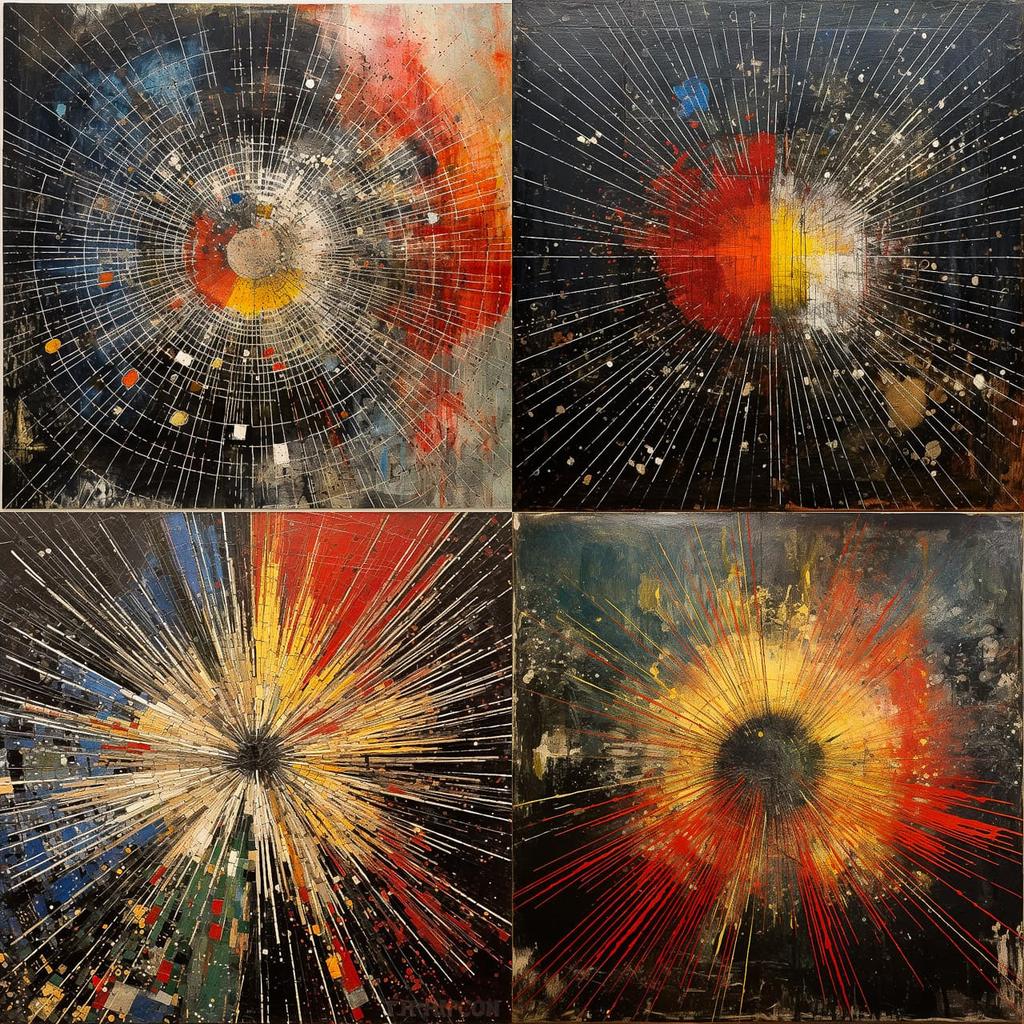 Jack Whitten style, Midjourney V5.2, render 1 of 4