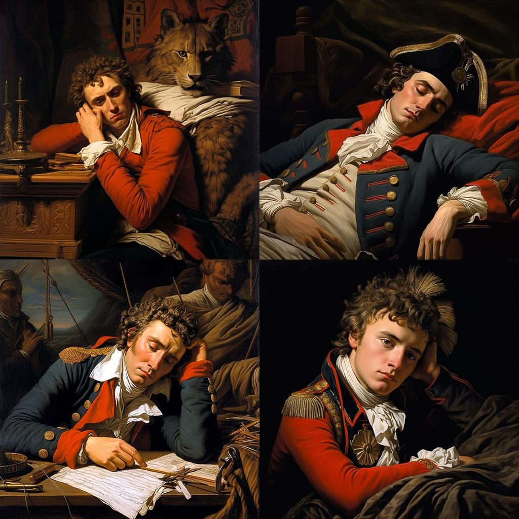 Jacques-Louis David style, Midjourney V5.2, render 1 of 4