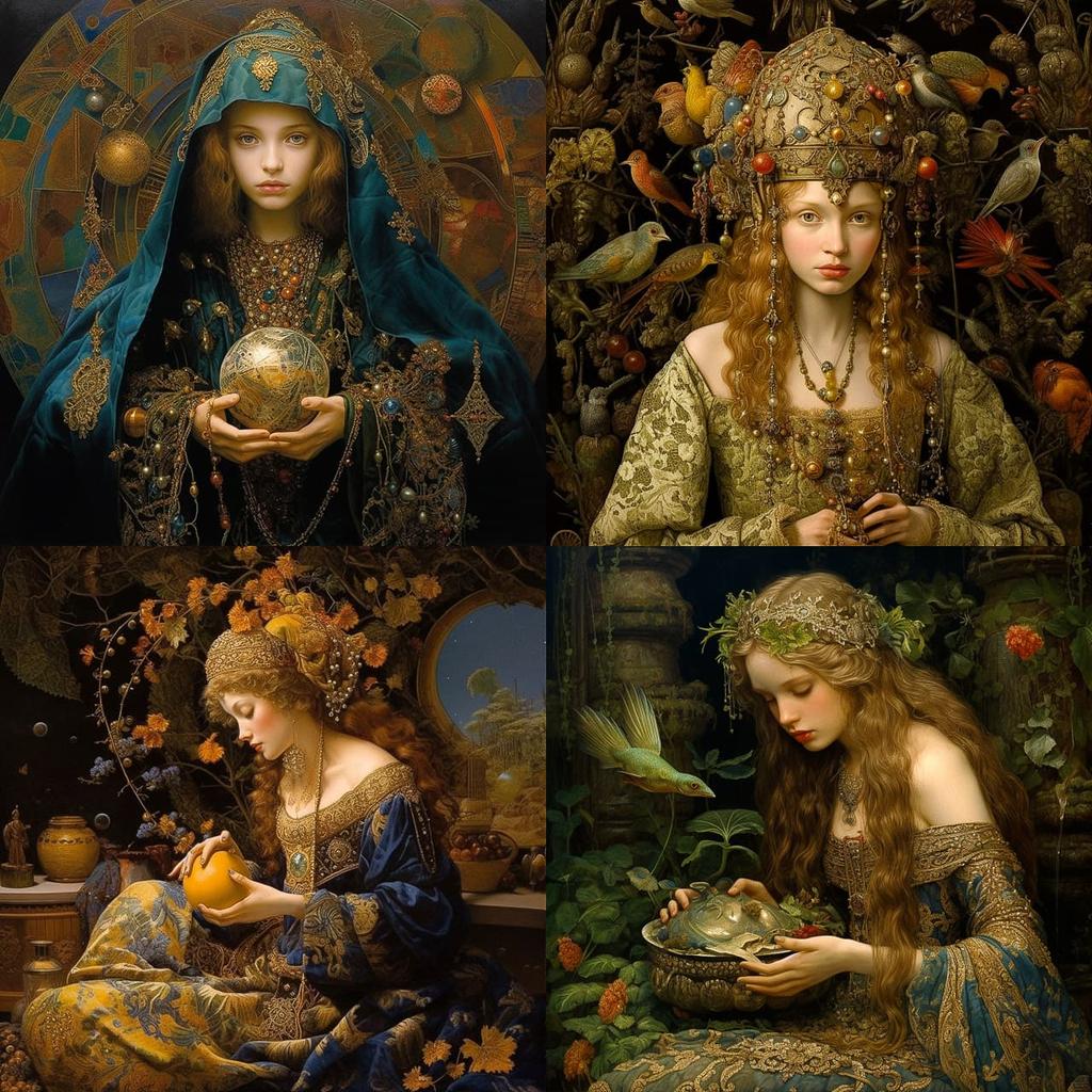 James C. Christensen style, Midjourney V5.2, render 1 of 4