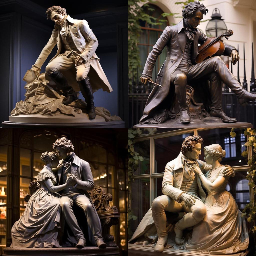 James Pradier style, Midjourney V5.2, render 1 of 4