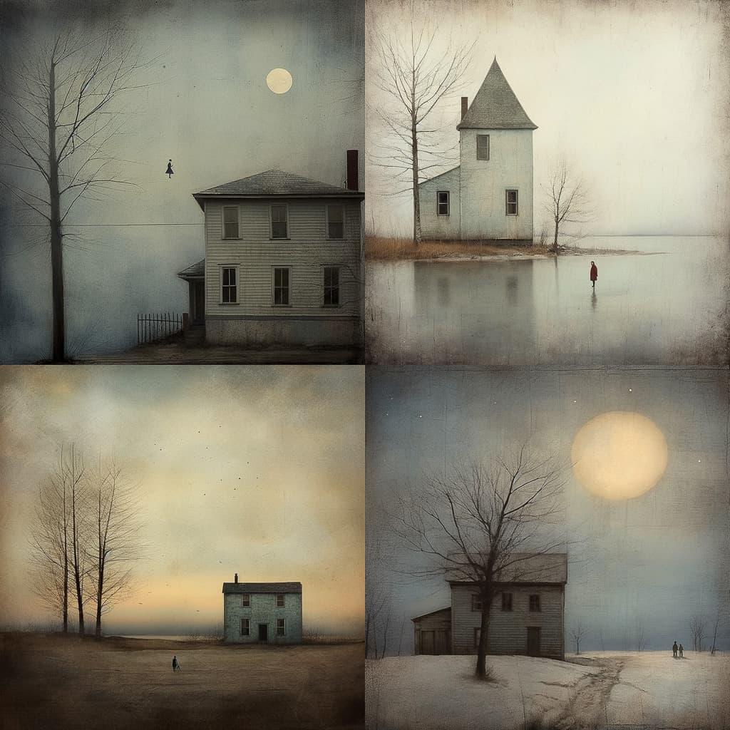 Jamie Heiden style, Midjourney V5.2, render 1 of 4