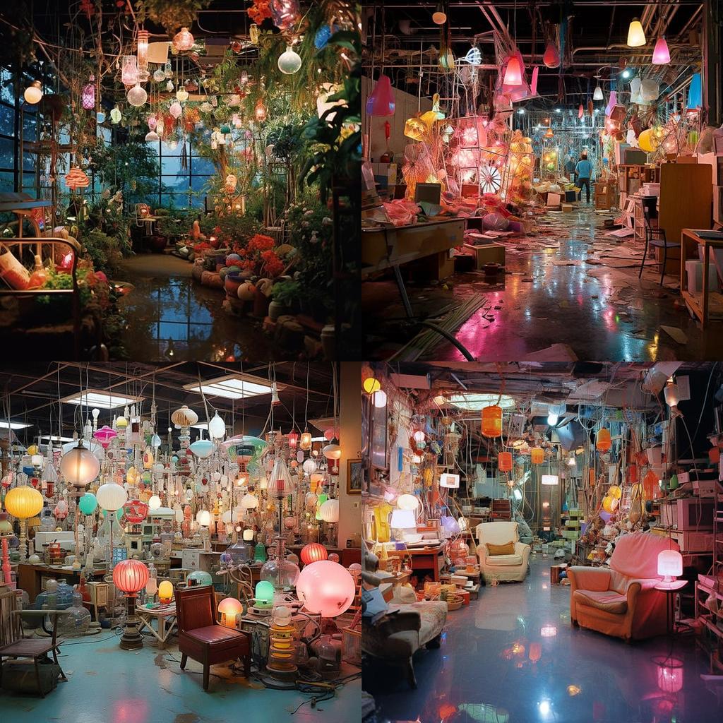 Jason Rhoades style, Midjourney V5.2, render 1 of 4