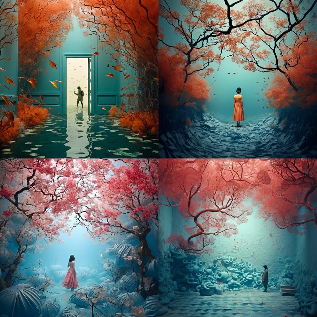 JeeYoung Lee style, Midjourney V5.2, render 1 of 4
