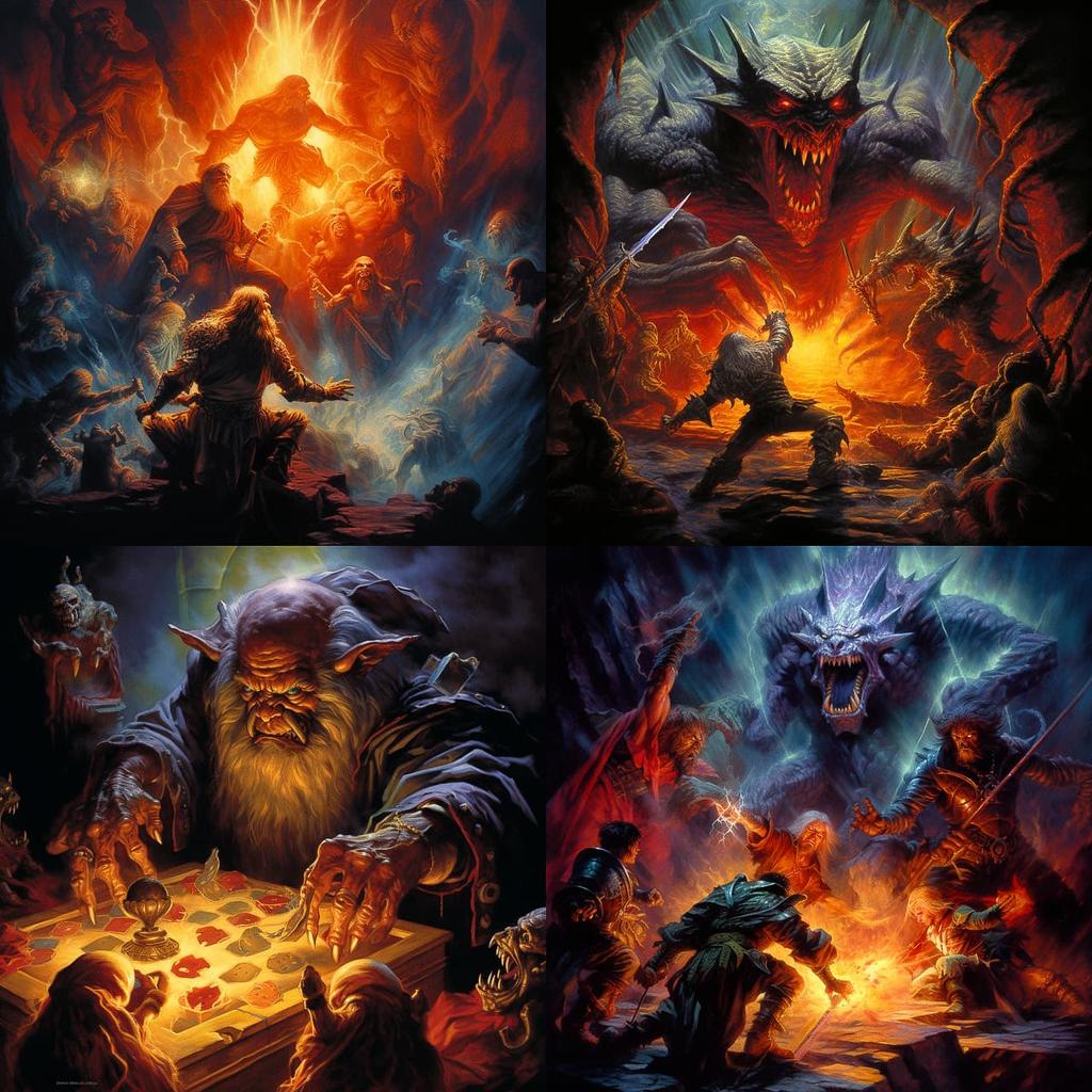 Jeff Easley style, Midjourney V5.2, render 1 of 4