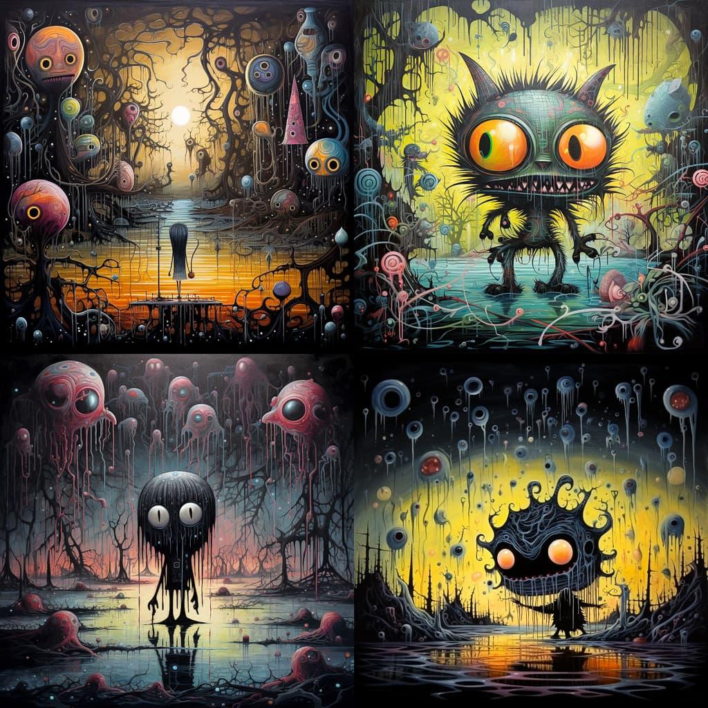 Jeff Soto style, Midjourney V5.2, render 1 of 4