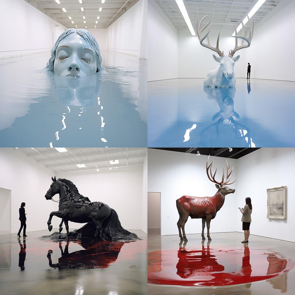 Jennifer Rubell style, Midjourney V5.2, render 1 of 4