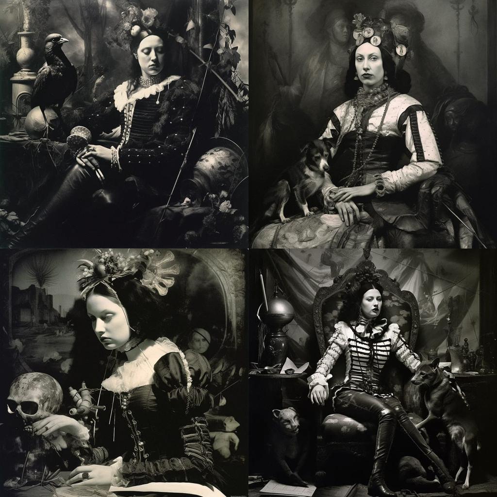 Joel-Peter Witkin style, Midjourney V5.2, render 1 of 4