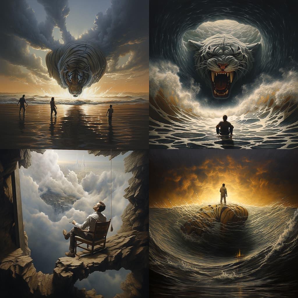 Joel Rea style, Midjourney V5.2, render 1 of 4