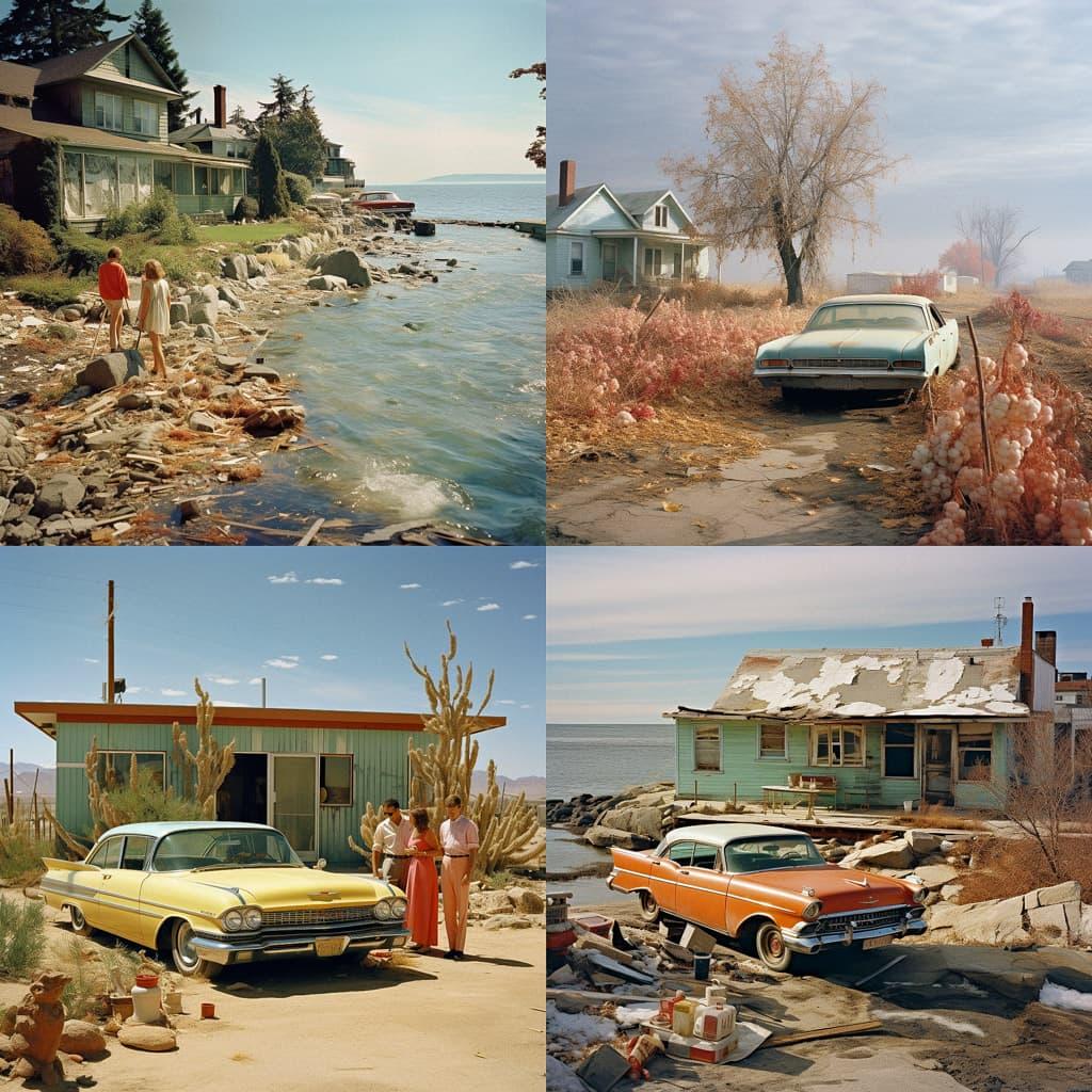 Joel Sternfeld style, Midjourney V5.2, render 1 of 4