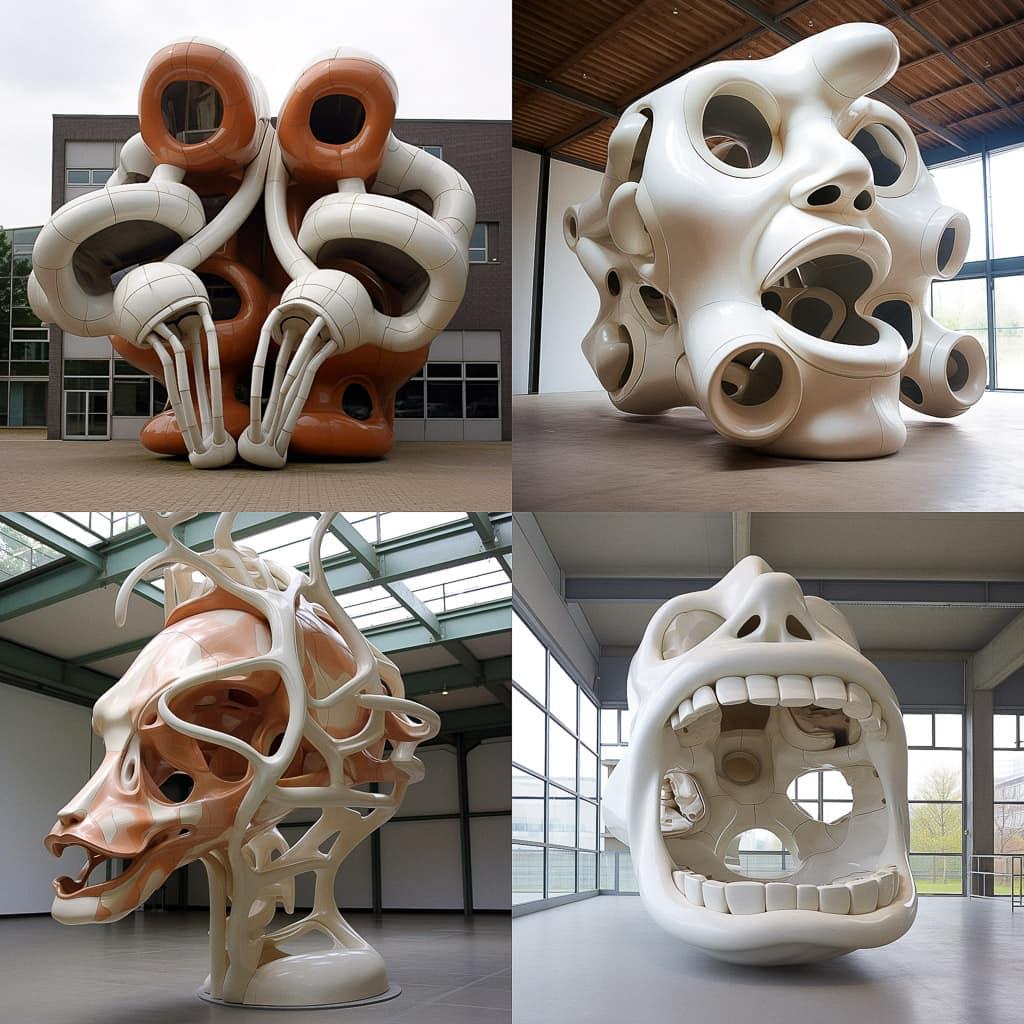 Joep van Lieshout style, Midjourney V5.2, render 1 of 4