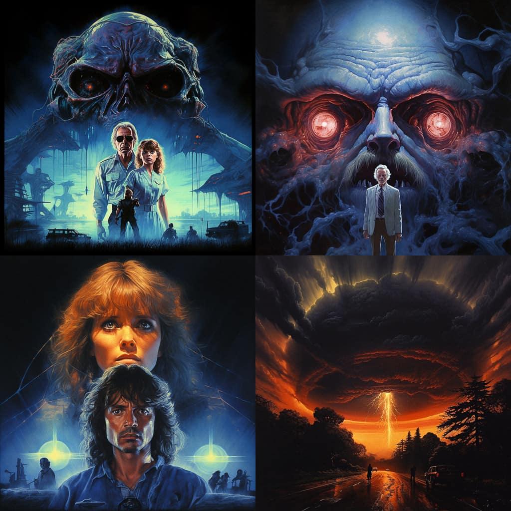 John Carpenter style, Midjourney V5.2, render 1 of 4