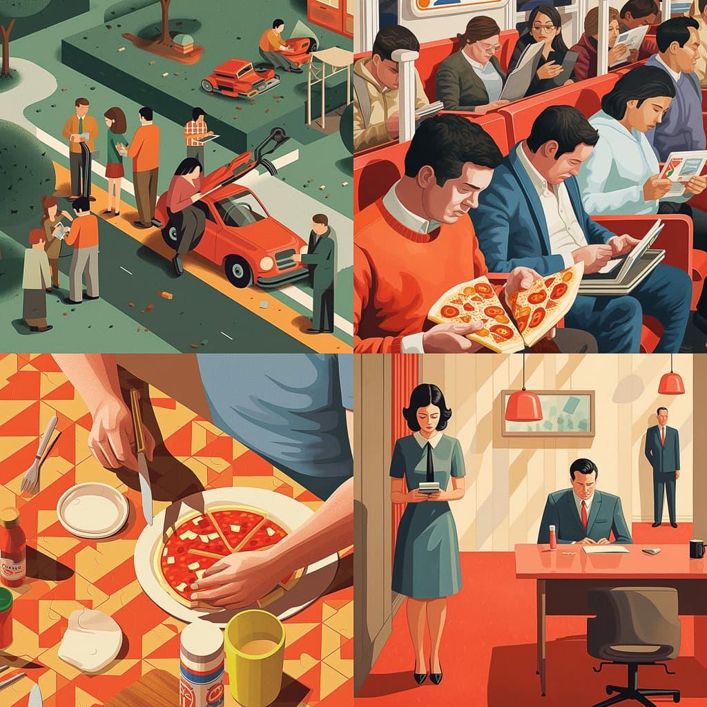 John Holcroft style, Midjourney V5.2, render 1 of 4
