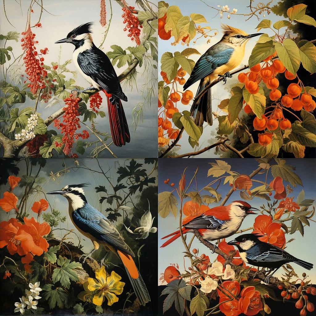 John James Audubon style, Midjourney V5.2, render 1 of 4