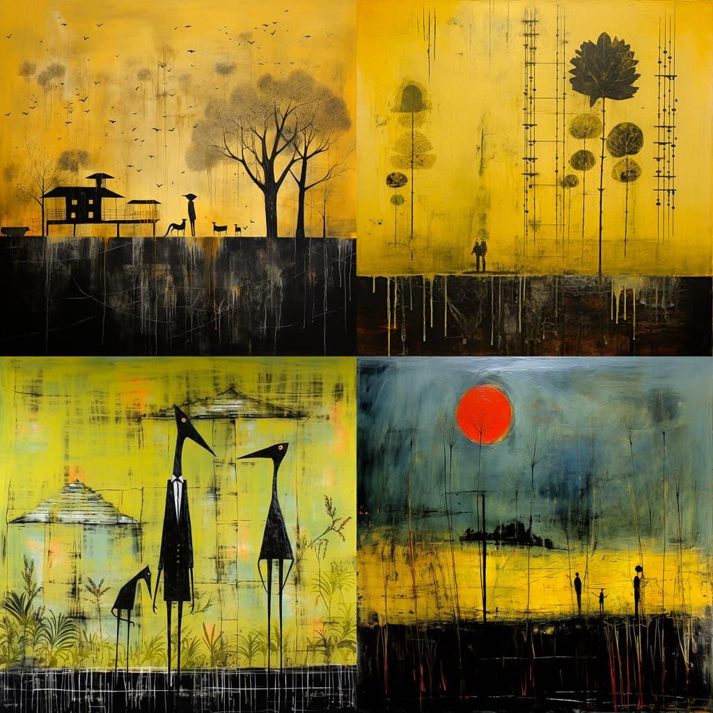 John Lurie style, Midjourney V5.2, render 1 of 4