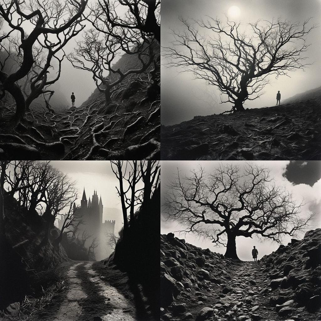 John Paul Caponigro style, Midjourney V5.2, render 1 of 4