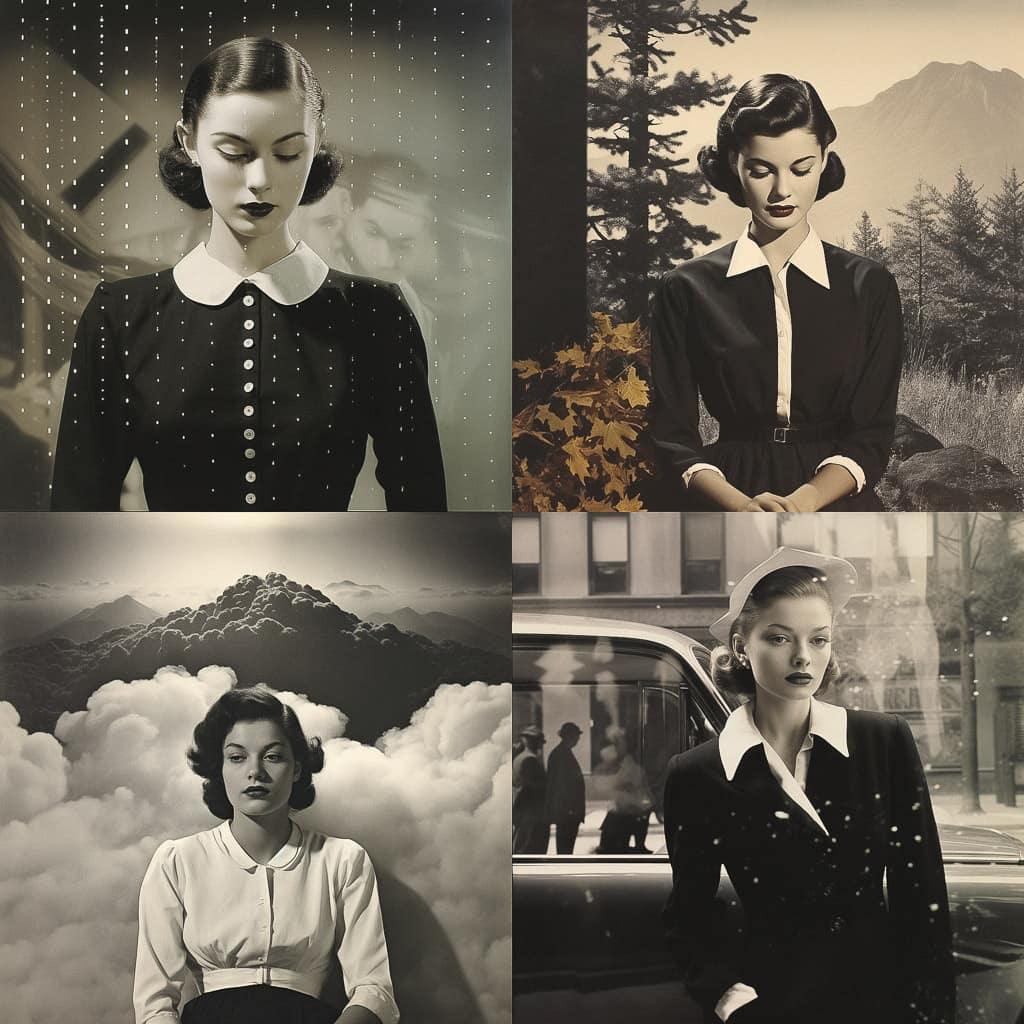 John Stezaker style, Midjourney V5.2, render 1 of 4