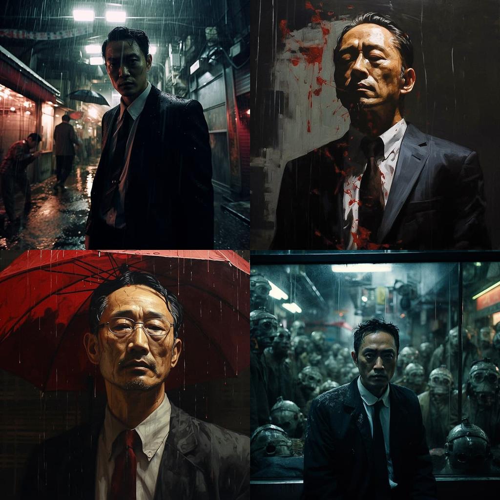 Johnnie To style, Midjourney V5.2, render 1 of 4