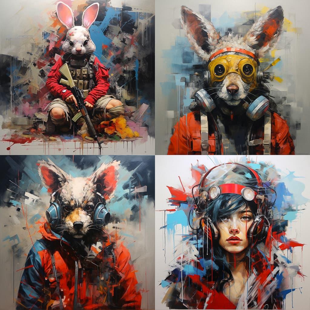 Joram Roukes style, Midjourney V5.2, render 1 of 4