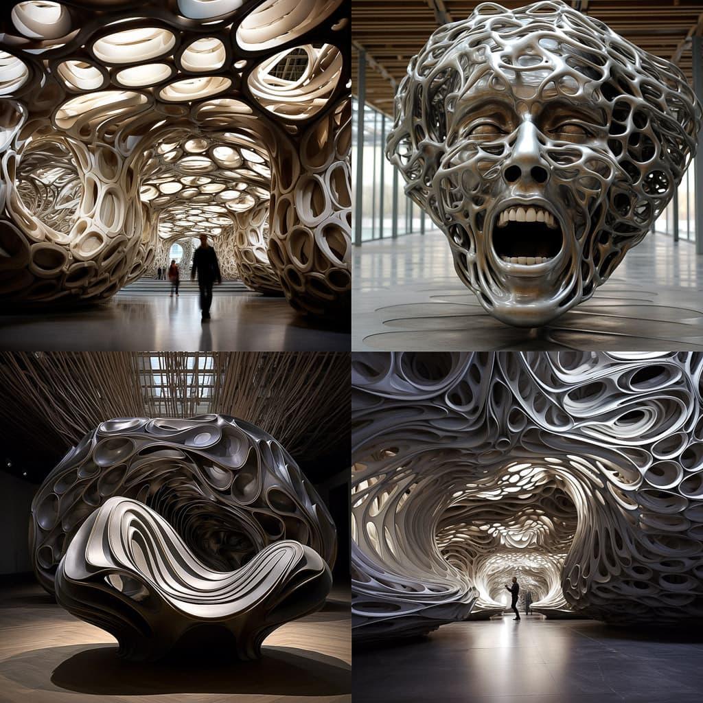 Joris Laarman style, Midjourney V5.2, render 1 of 4