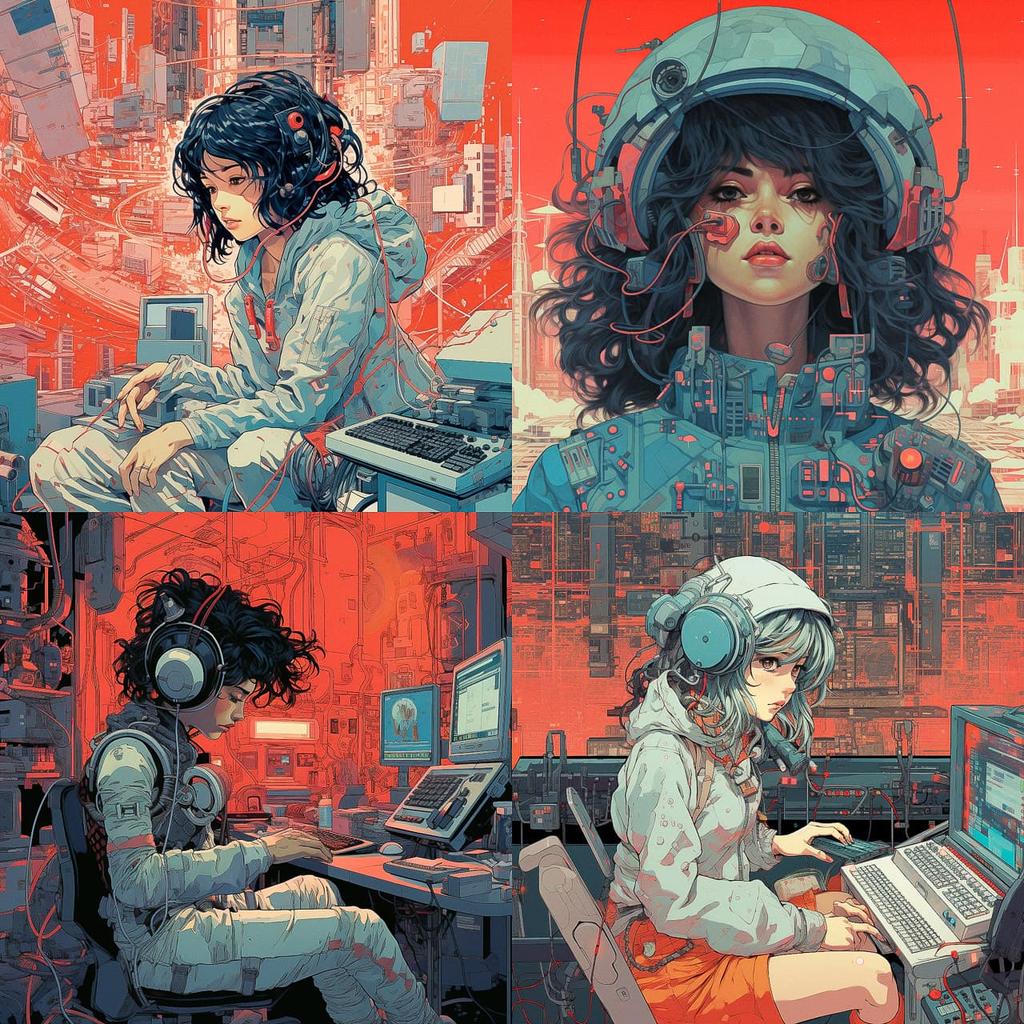 Josan Gonzalez style, Midjourney V5.2, render 1 of 4