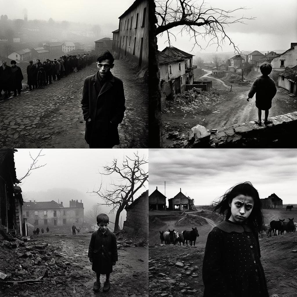 Josef Koudelka style, Midjourney V5.2, render 1 of 4