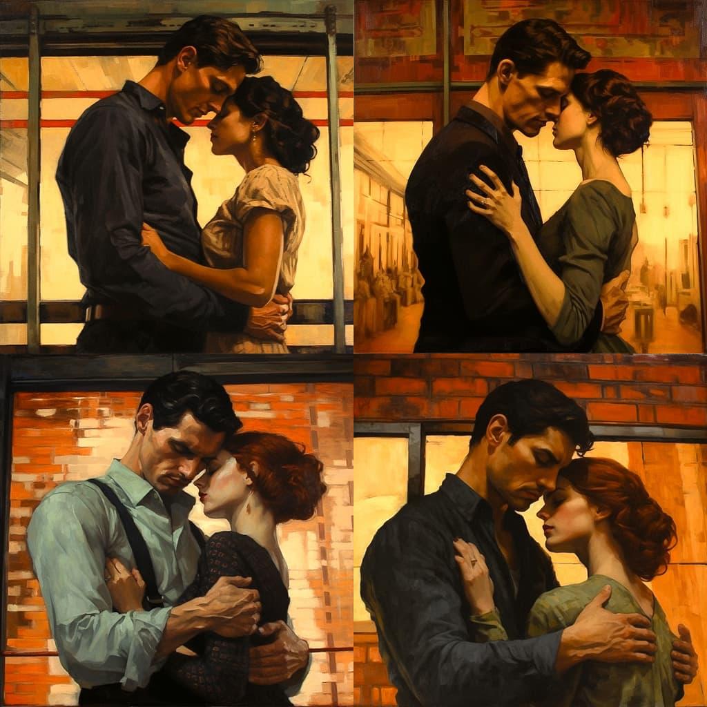 Joseph Lorusso style, Midjourney V5.2, render 1 of 4