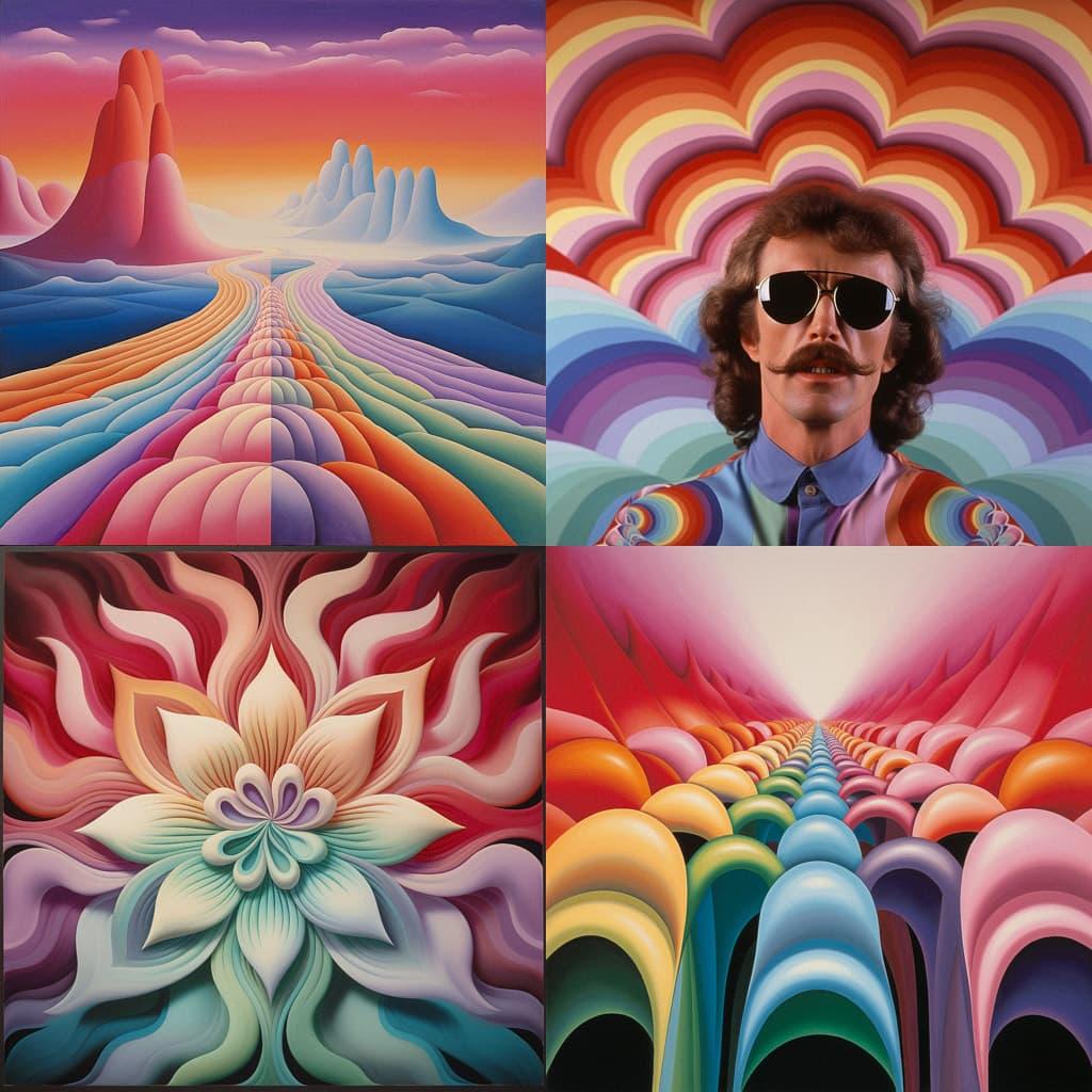 Judy Chicago style, Midjourney V5.2, render 1 of 4