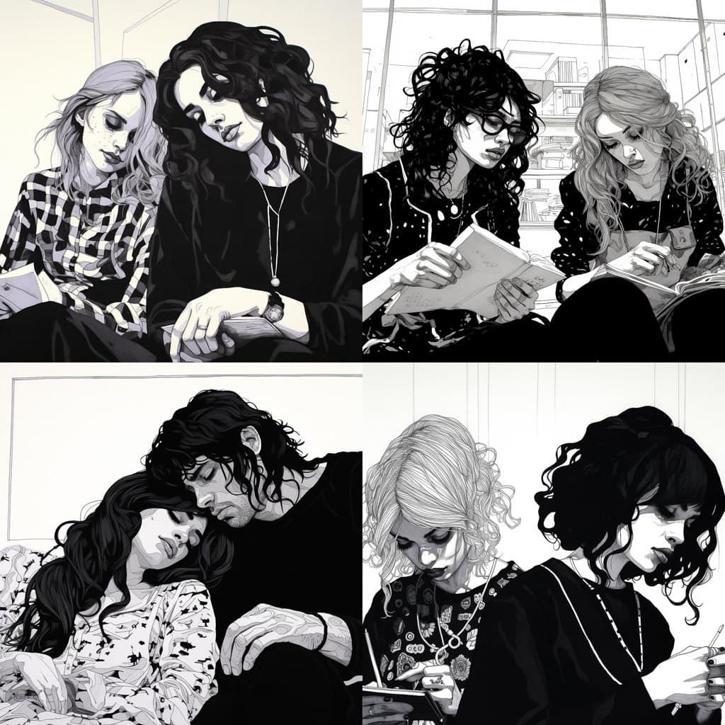 Kaethe Butcher style, Midjourney V5.2, render 1 of 4