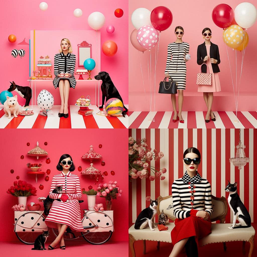 Kate Spade style, Midjourney V5.2, render 1 of 4
