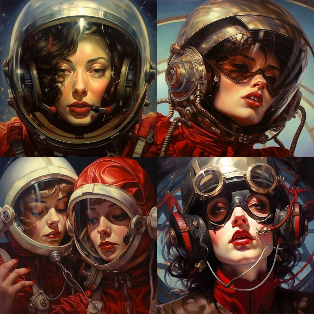 Kathrin Longhurst style, Midjourney V5.2, render 1 of 4