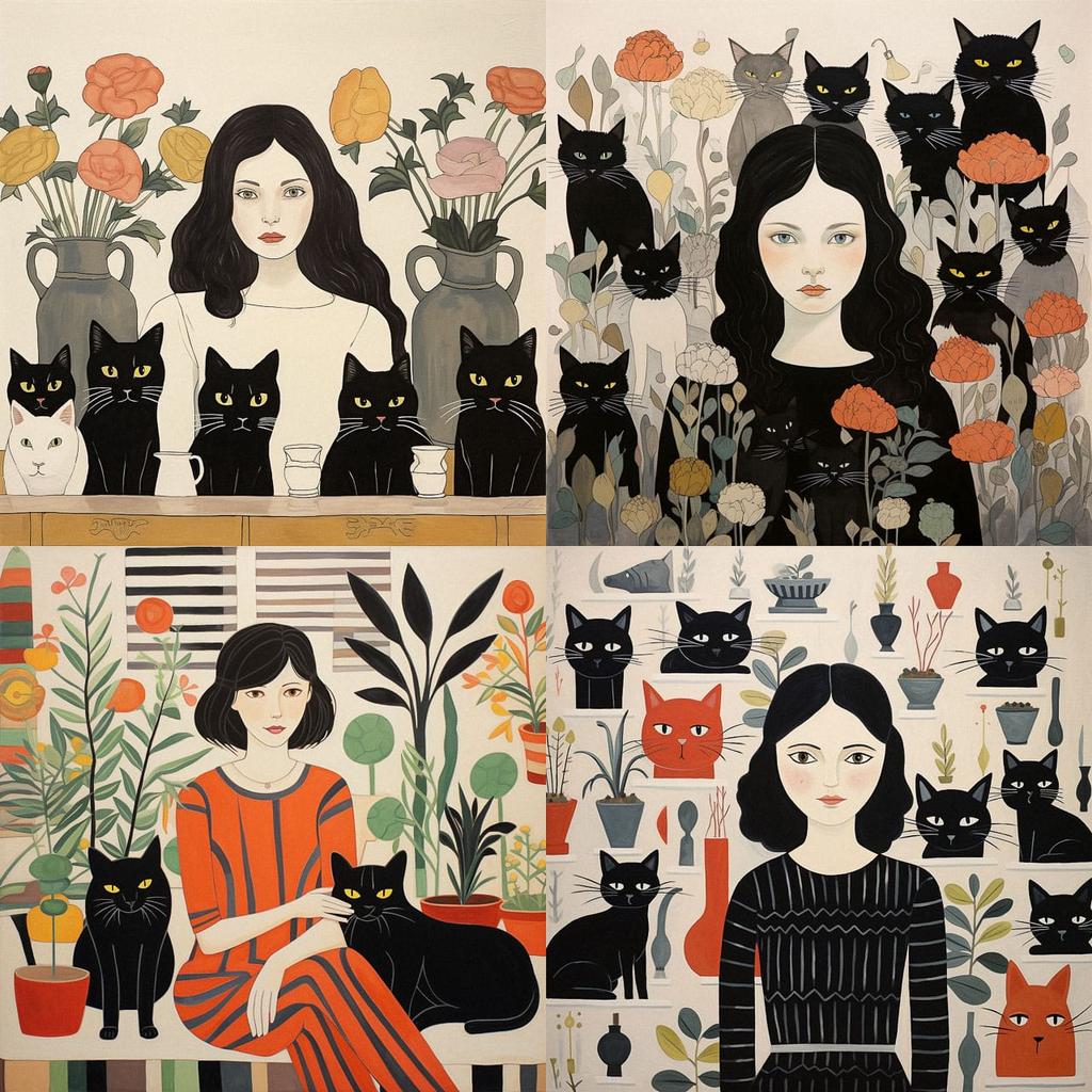 Kelly Beeman style, Midjourney V5.2, render 1 of 4