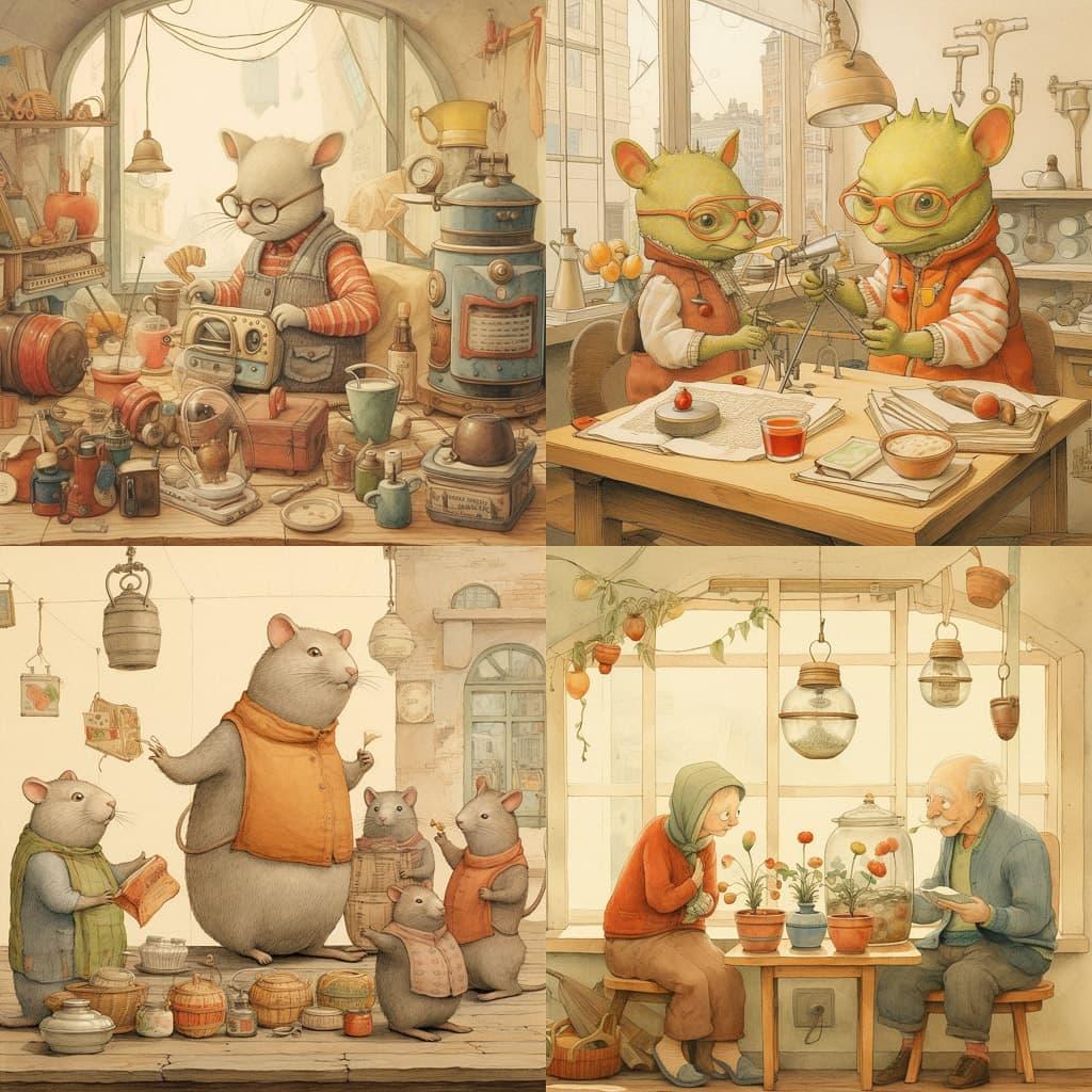 Kestutis Kasparavicius style, Midjourney V5.2, render 1 of 4