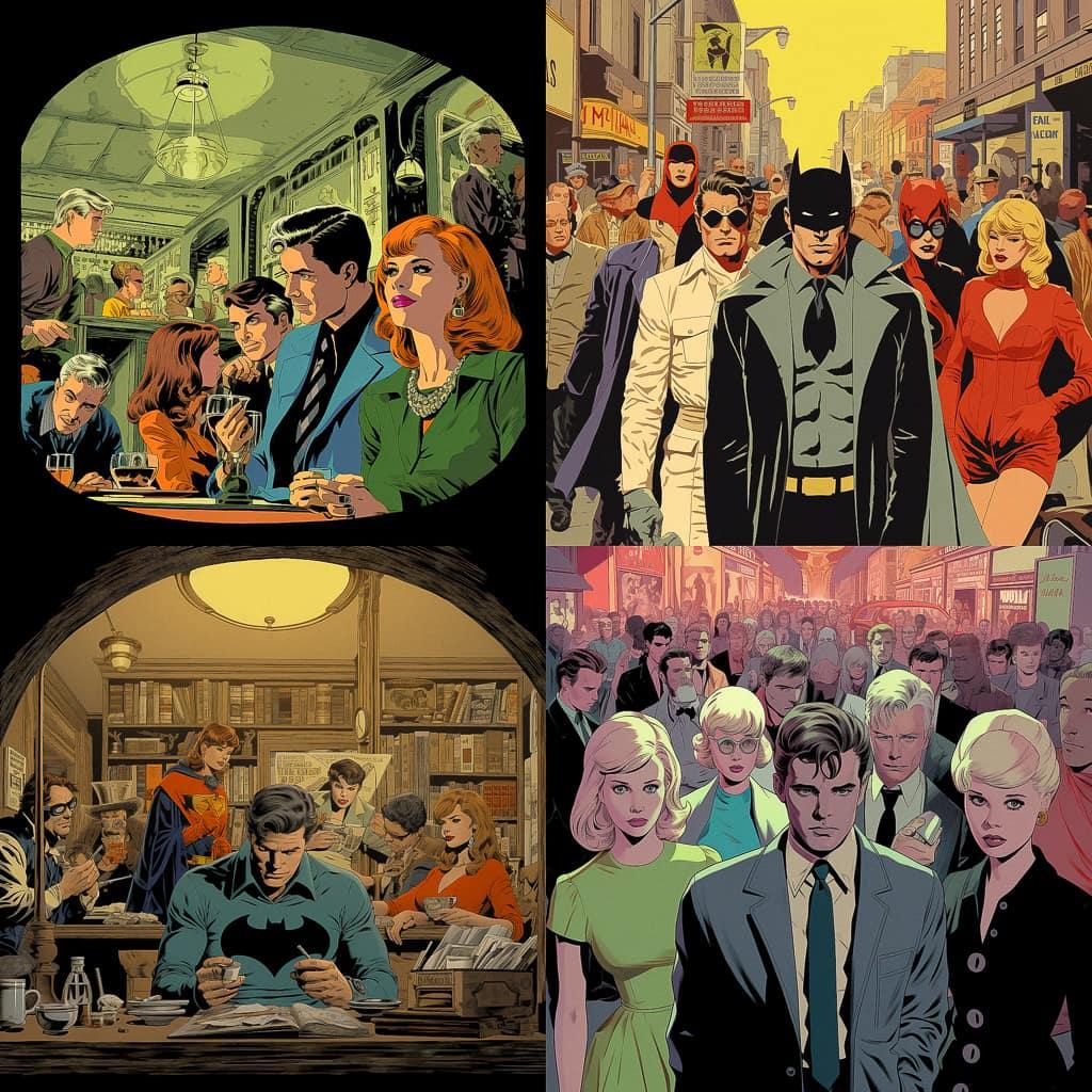 Kevin Nowlan style, Midjourney V5.2, render 1 of 4