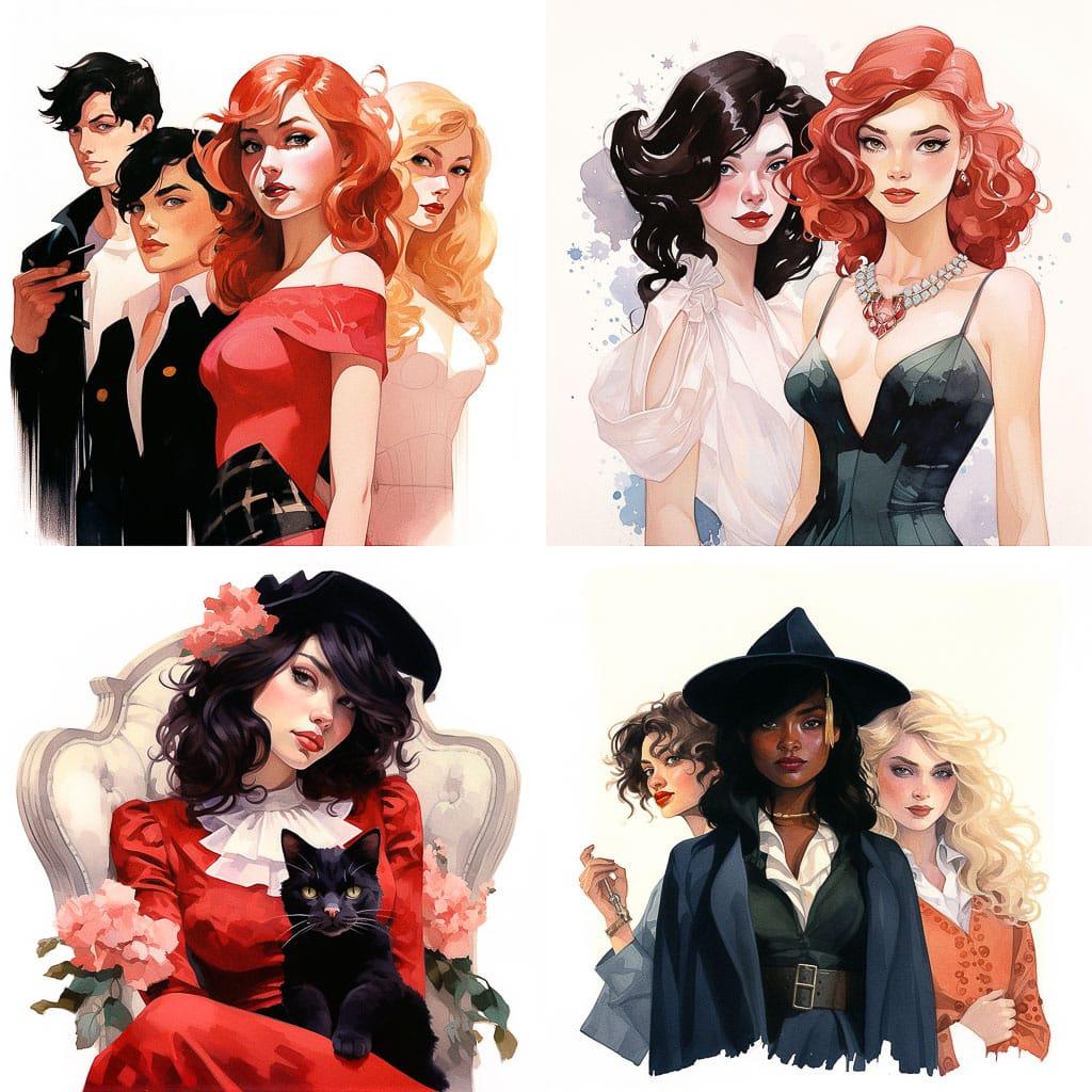 Kevin Wada style, Midjourney V5.2, render 1 of 4