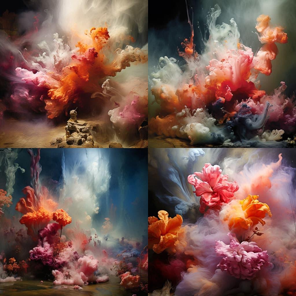 Kim Keever style, Midjourney V5.2, render 1 of 4