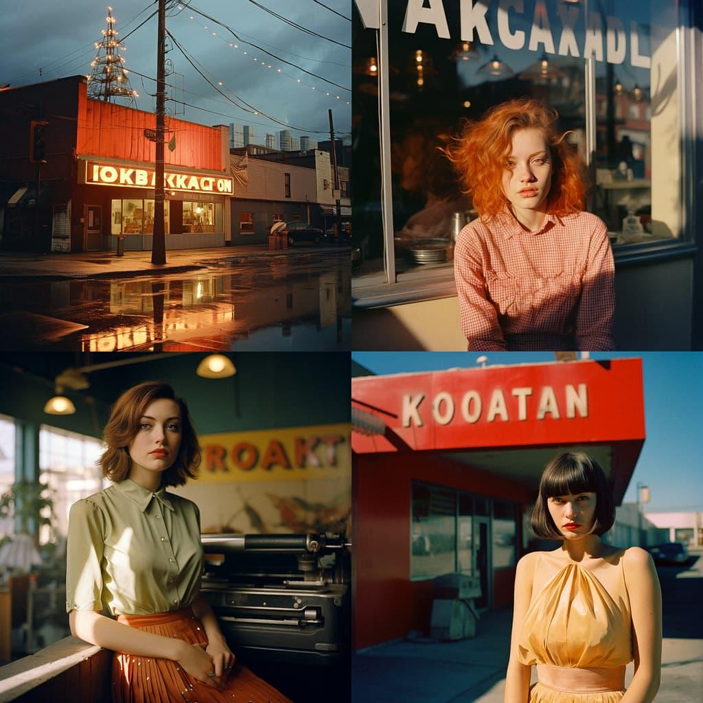 Kodak Ektachrome E100 style, Midjourney V5.2, render 1 of 4