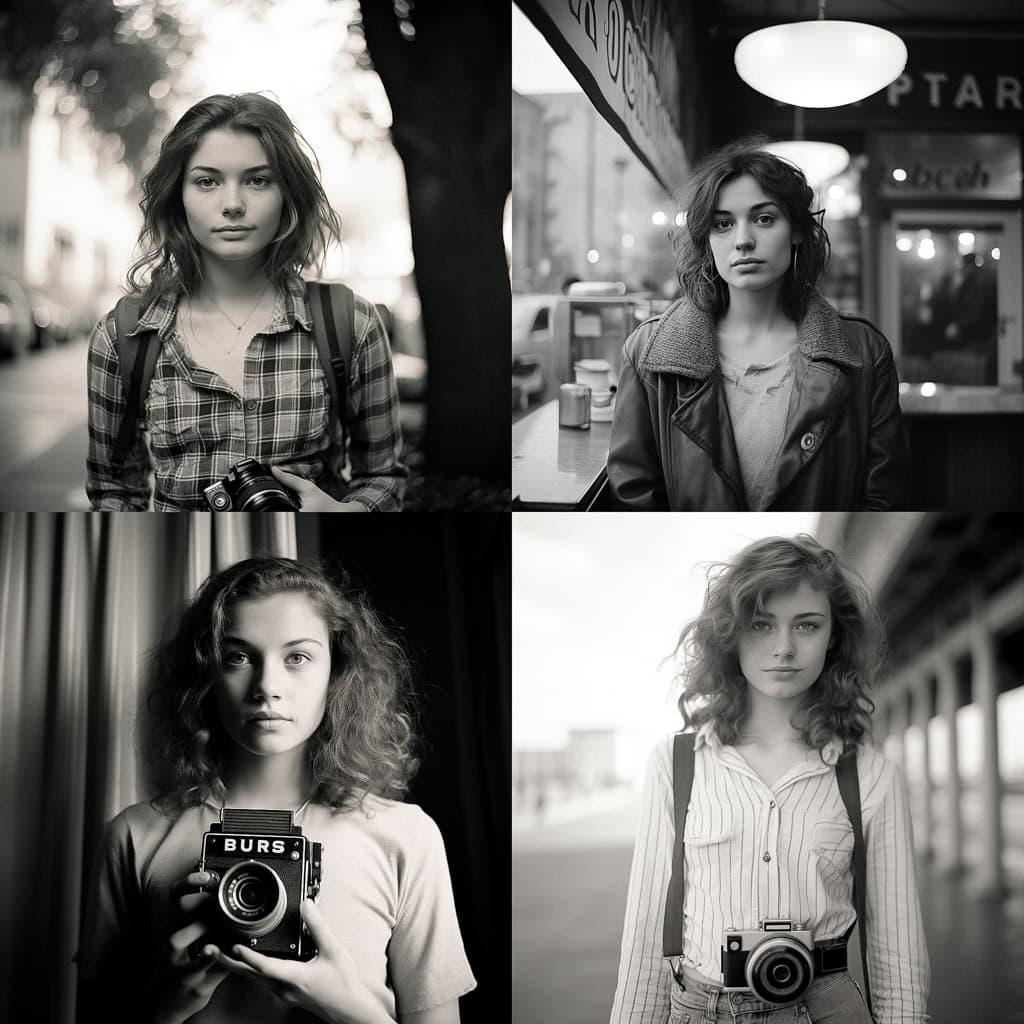 Kodak Tri-X 400 style, Midjourney V5.2, render 1 of 4