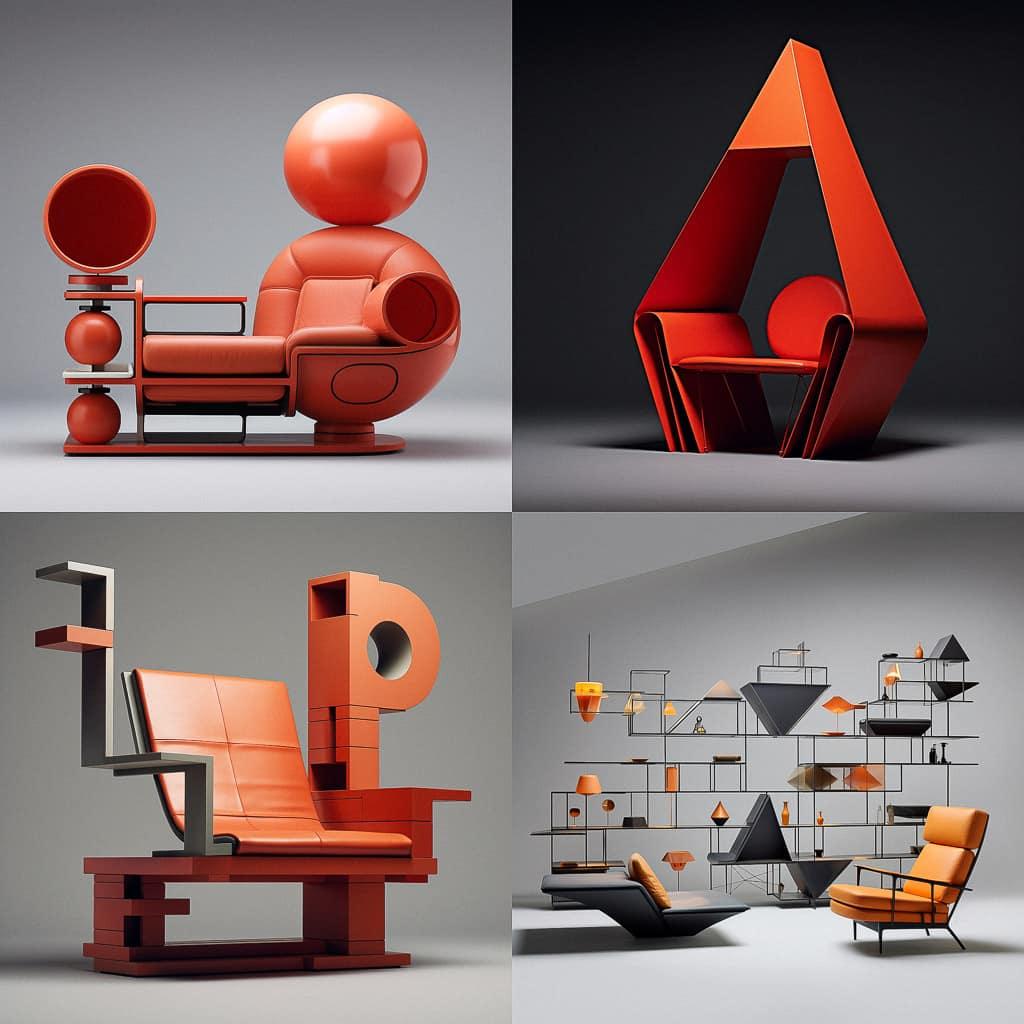 Konstantin Grcic style, Midjourney V5.2, render 1 of 4