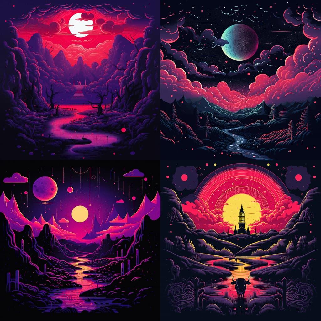 Kurzgesagt style, Midjourney V5.2, render 1 of 4