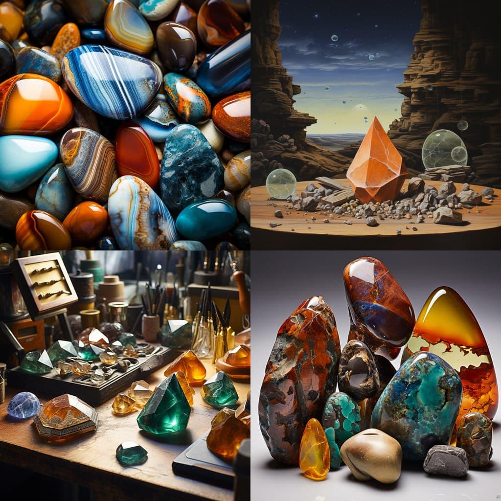 Lapidary style, Midjourney V5.2, render 1 of 4