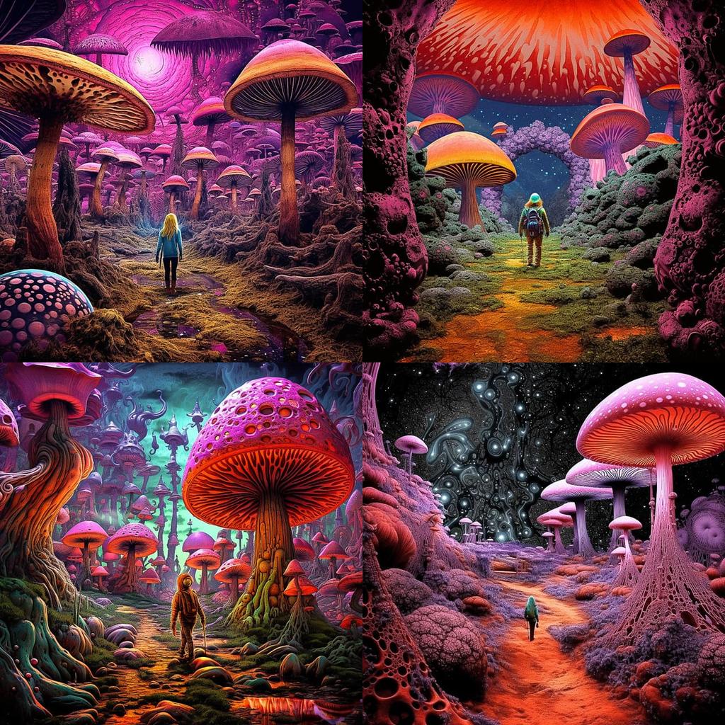 Larry Carlson style, Midjourney V5.2, render 1 of 4