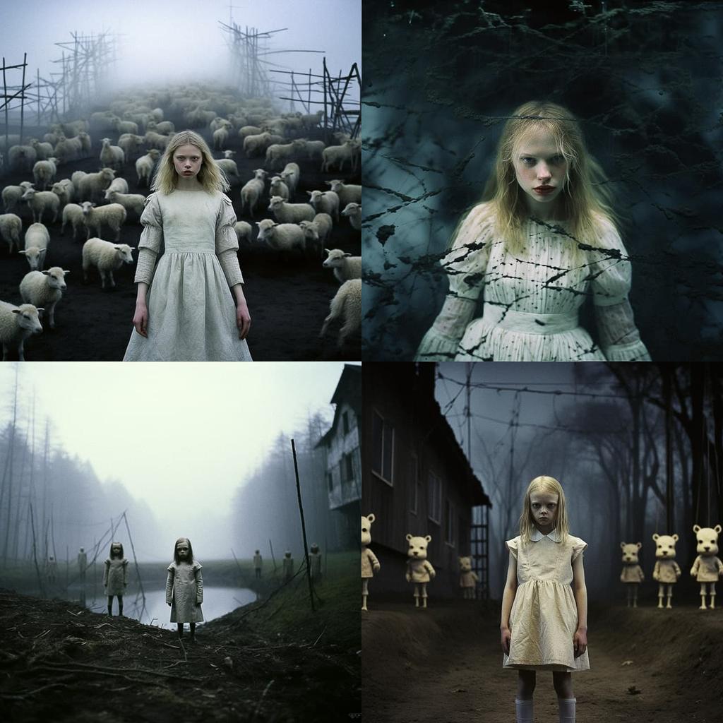 Lars von Trier style, Midjourney V5.2, render 1 of 4