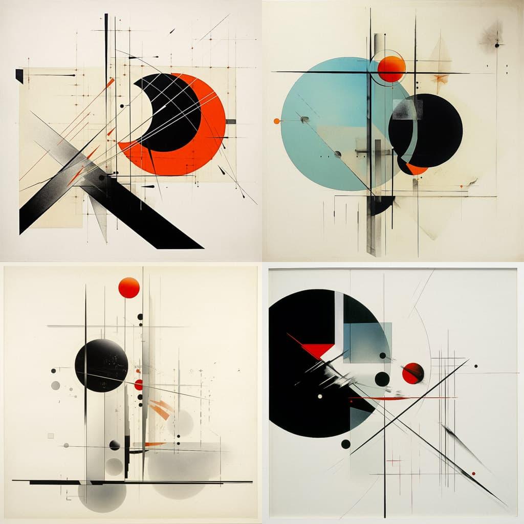 Laszlo Moholy-Nagy style, Midjourney V5.2, render 1 of 4