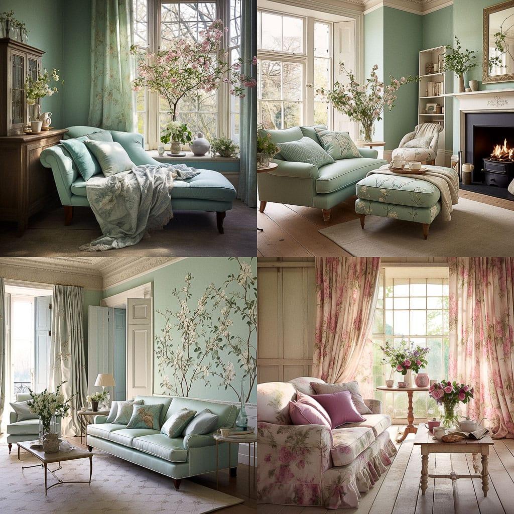 Laura Ashley style, Midjourney V5.2, render 1 of 4