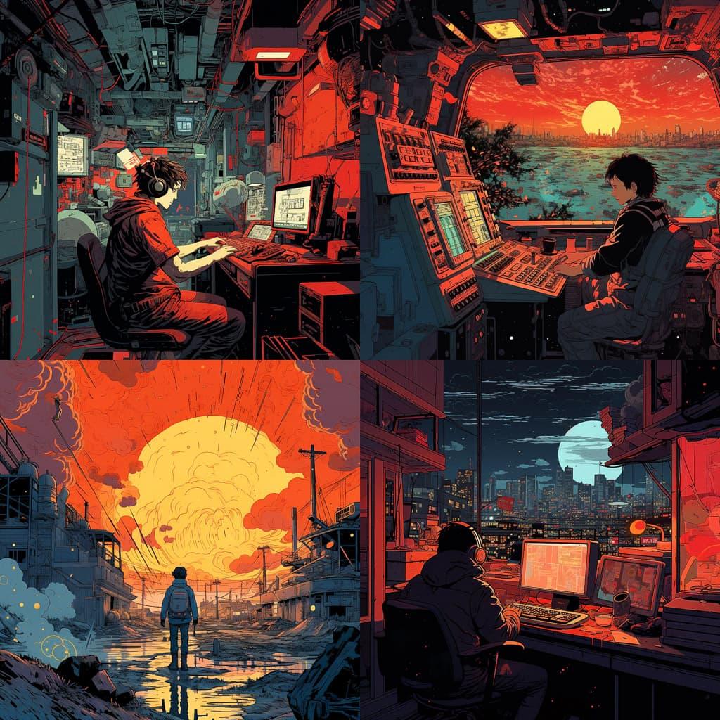 Laurie Greasley style, Midjourney V5.2, render 1 of 4